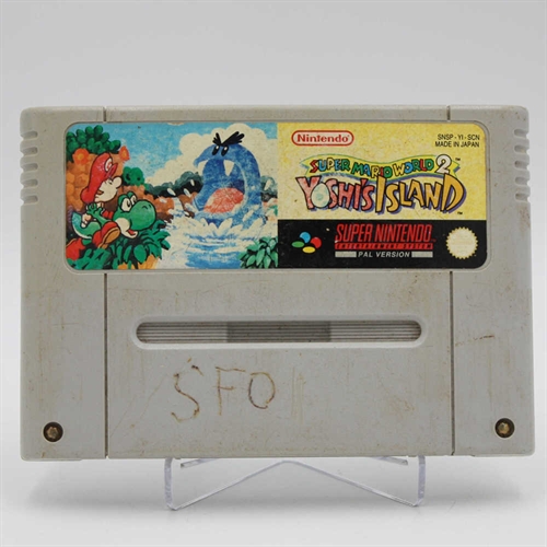 Super Mario World 2: Yoshi's Island - SNES - Cartridge - (SCN) (D Grade) (Genbrug)